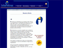 Tablet Screenshot of interletras.com